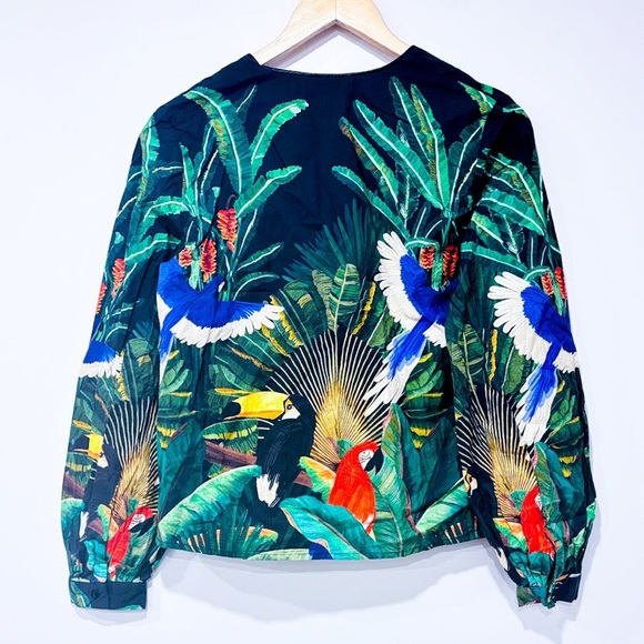 ✨HOST PICK✨ FARM RIO Adrianna blouse with tropical pattern * - Picture 8 of 9